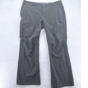 REI Womens Hiking Cargo Pants 16 Gray Straight Leg Outdoor Activewear